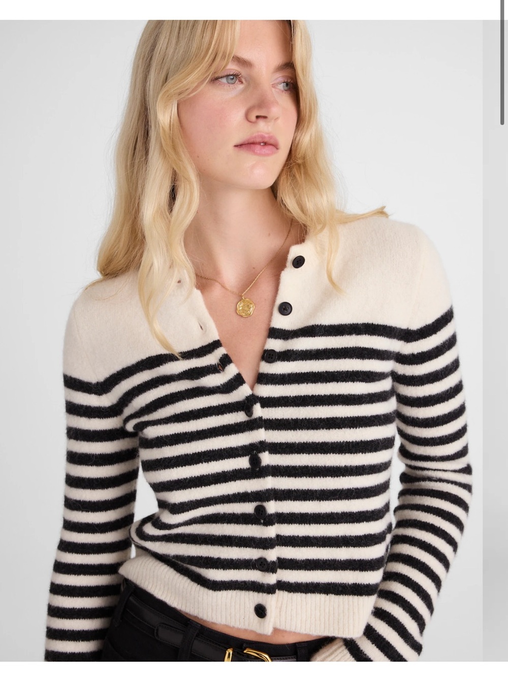 Madewell cloudsoft shrunken cardigan